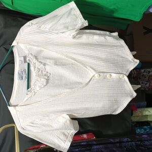 Center aisle crop vest tie back size Medium (InvW026)